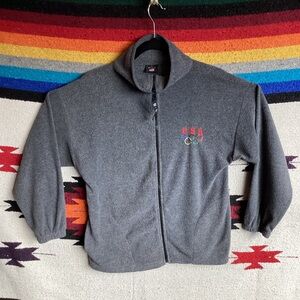 USA Olympics Fleece Zip Up Jacket made in USA